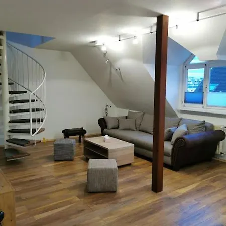 Helle Maisonnette Wohnung Penthouse Recklinghausen Extérieur photo